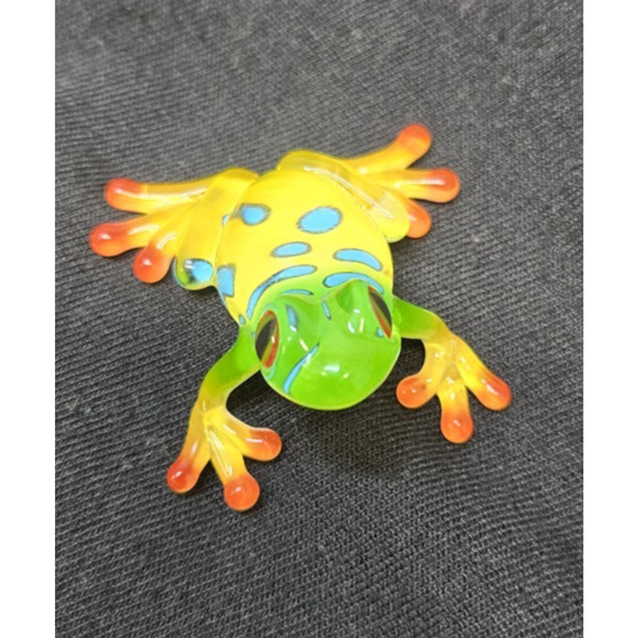 Spotted Rainforest Tree Frog Glass Baron - Picture 1 of 11